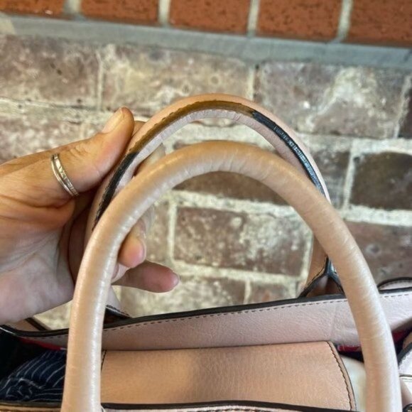 Kate Spade Women's Shoulder Hand Tote Bag 2 Way Leather Pink One Size Authentic - Picture 8 of 13